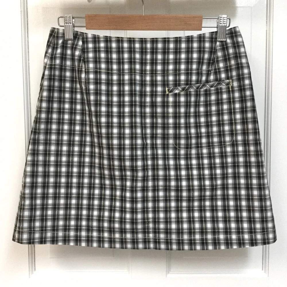 Cutter & Buck plaid golf