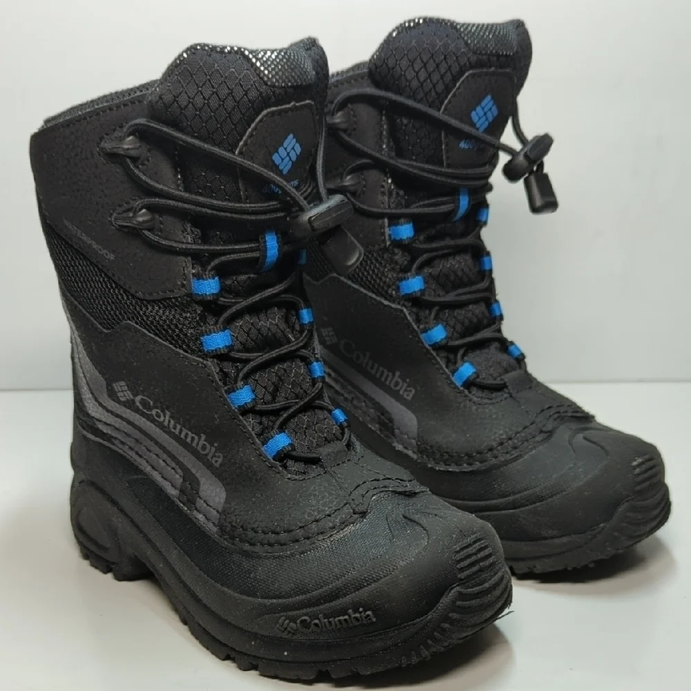 Columbia Bugaboot Plus IV Omni heat 400g rain snow boot little kids size 1 EU 32