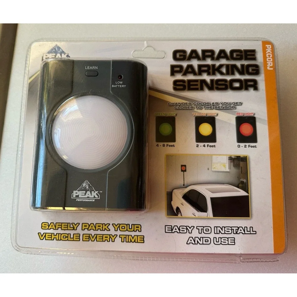 New Factory Sealed Peak‎ Garage Parking Sensor PKCORJ kit with Sensor and Light