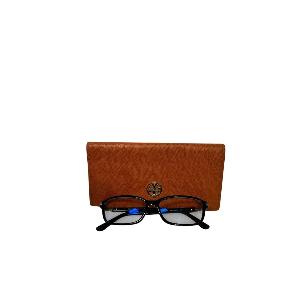 Tory Burch TY2101 Tortoise‎ Green Eyeglasses Frames with Orange Saffiano Case
