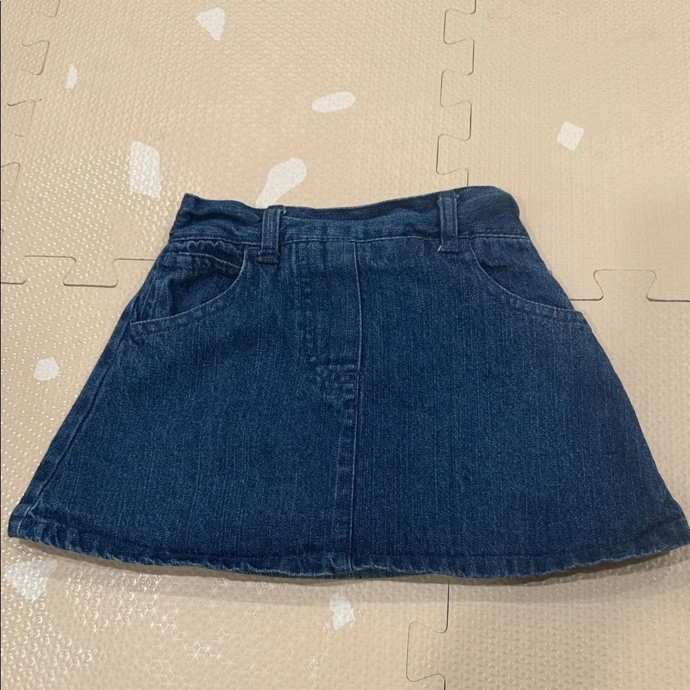 Vintage Snugabye Dark Blue Denim Skort