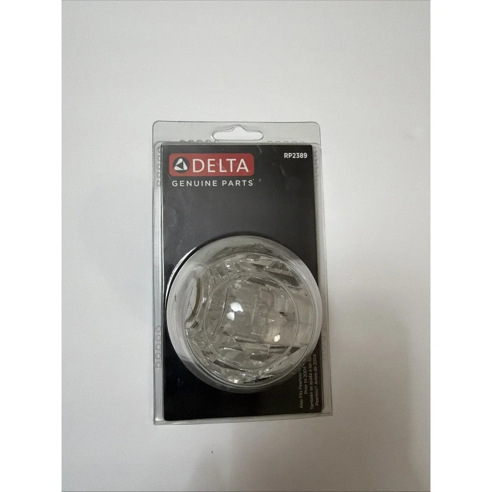 Delta Faucet RP2389 Single Clear Knob Handle‎ Kit with Button and Set Screw
