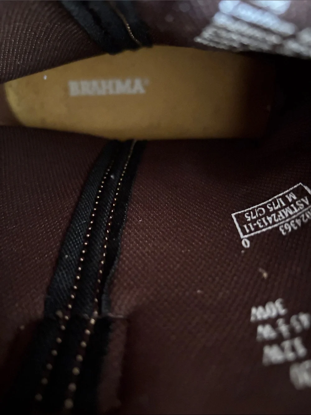 brahma steel toe durable brown