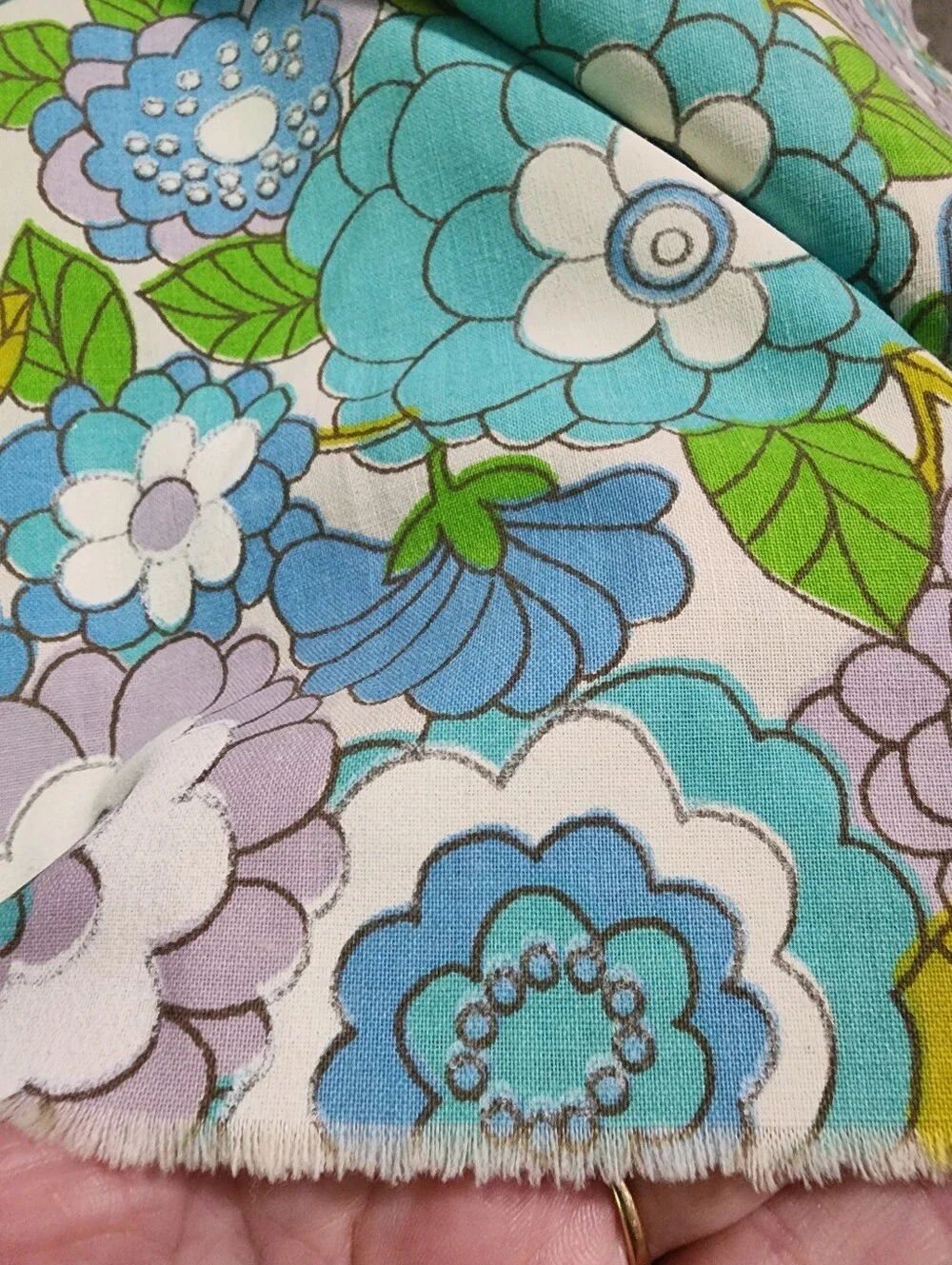 Vintage green blue used
