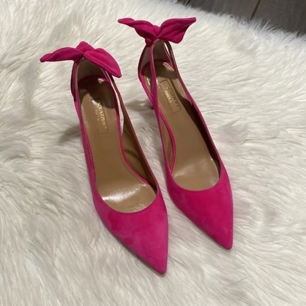 Aquazzura 85mm bow