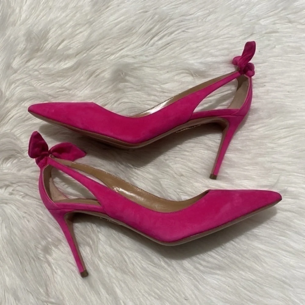 Aquazzura 85mm bow