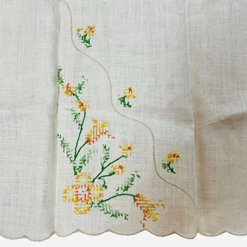 Handmade vintage embroidered