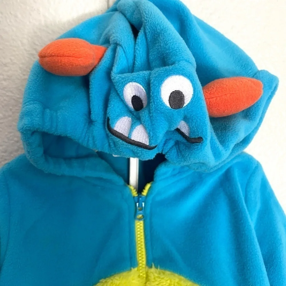 CARTERS Monster Baby Boys Girls Hooded Jacket and Sweat Pant costume size 6-9M