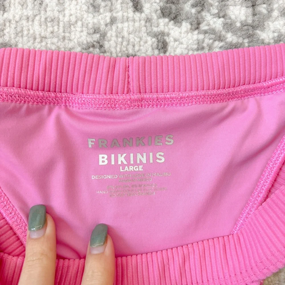 Frankie's Bikinis Ribbed Set Connor Top Georgia Bottoms