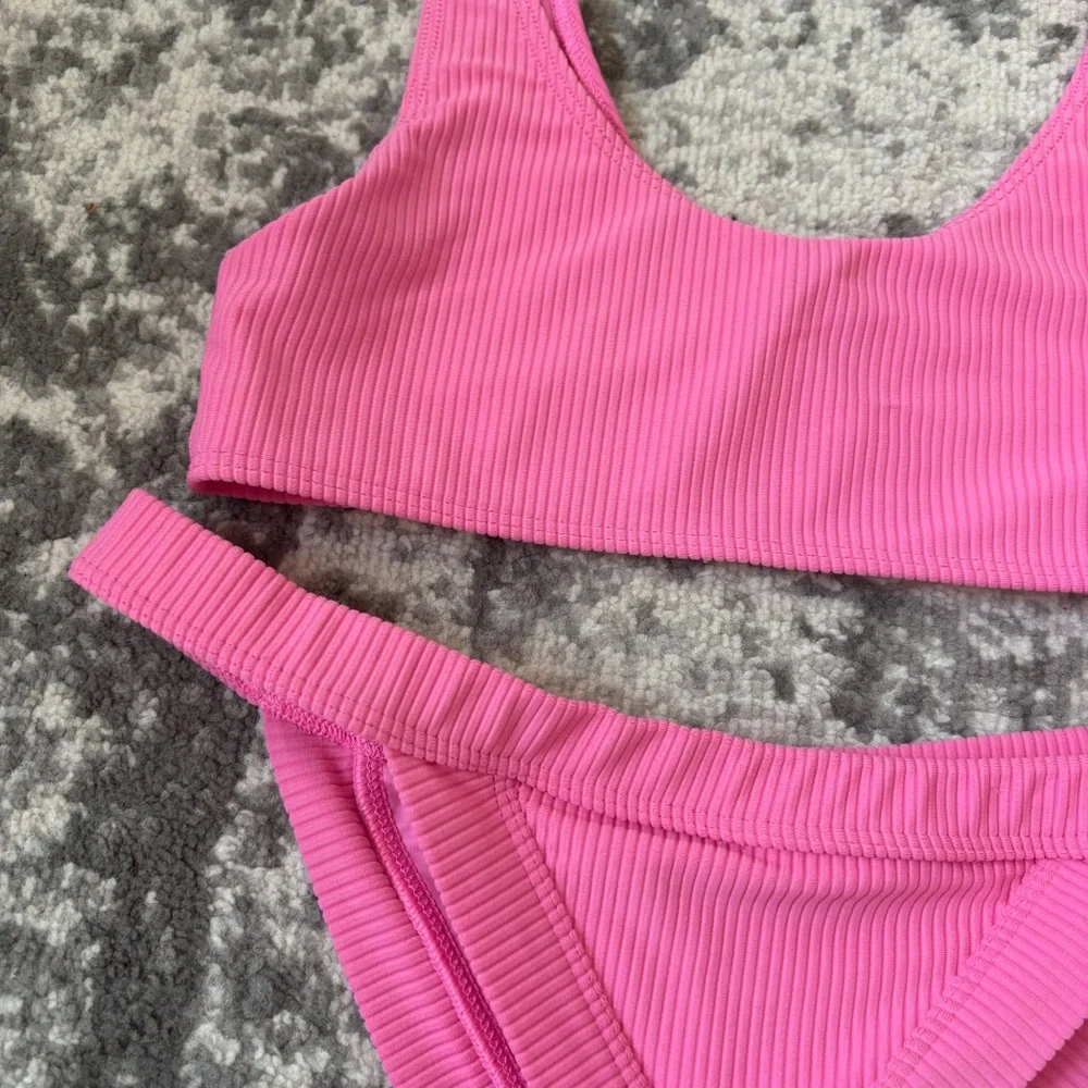 Frankie's Bikinis Ribbed Set Connor Top Georgia Bottoms