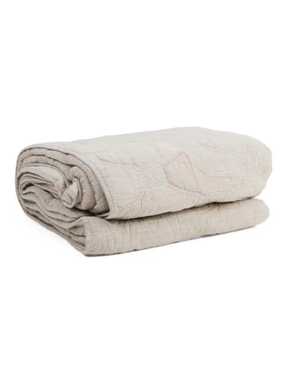 🔥SIGRID OLSEN Cotton Textured Slub Rope Knot Quilt Set