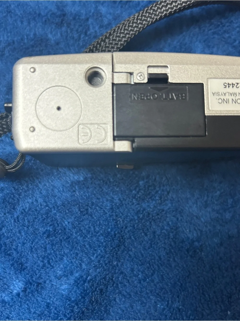 Canon silver camera