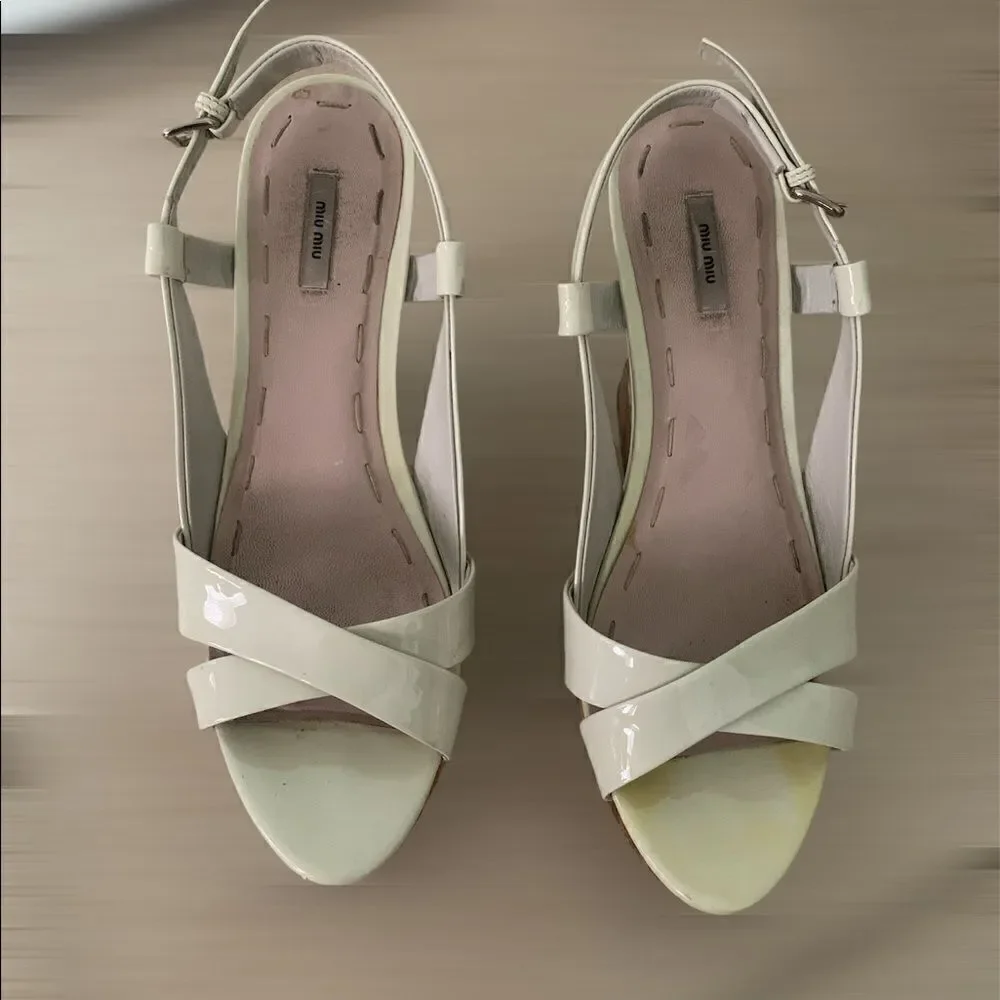 Miu Miu miu wedges
