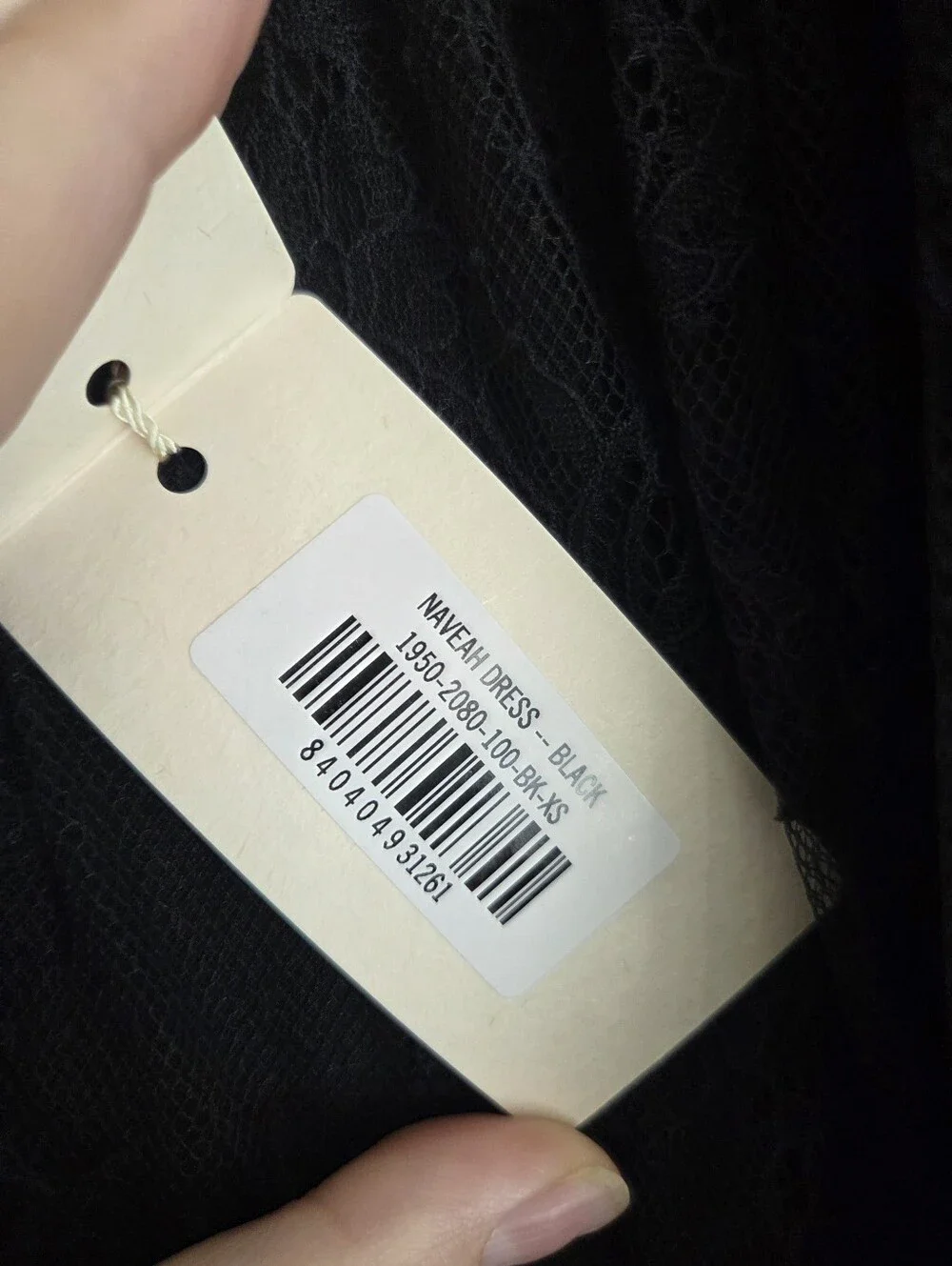 Doen Nevaeh Dress in Black size XS NWT