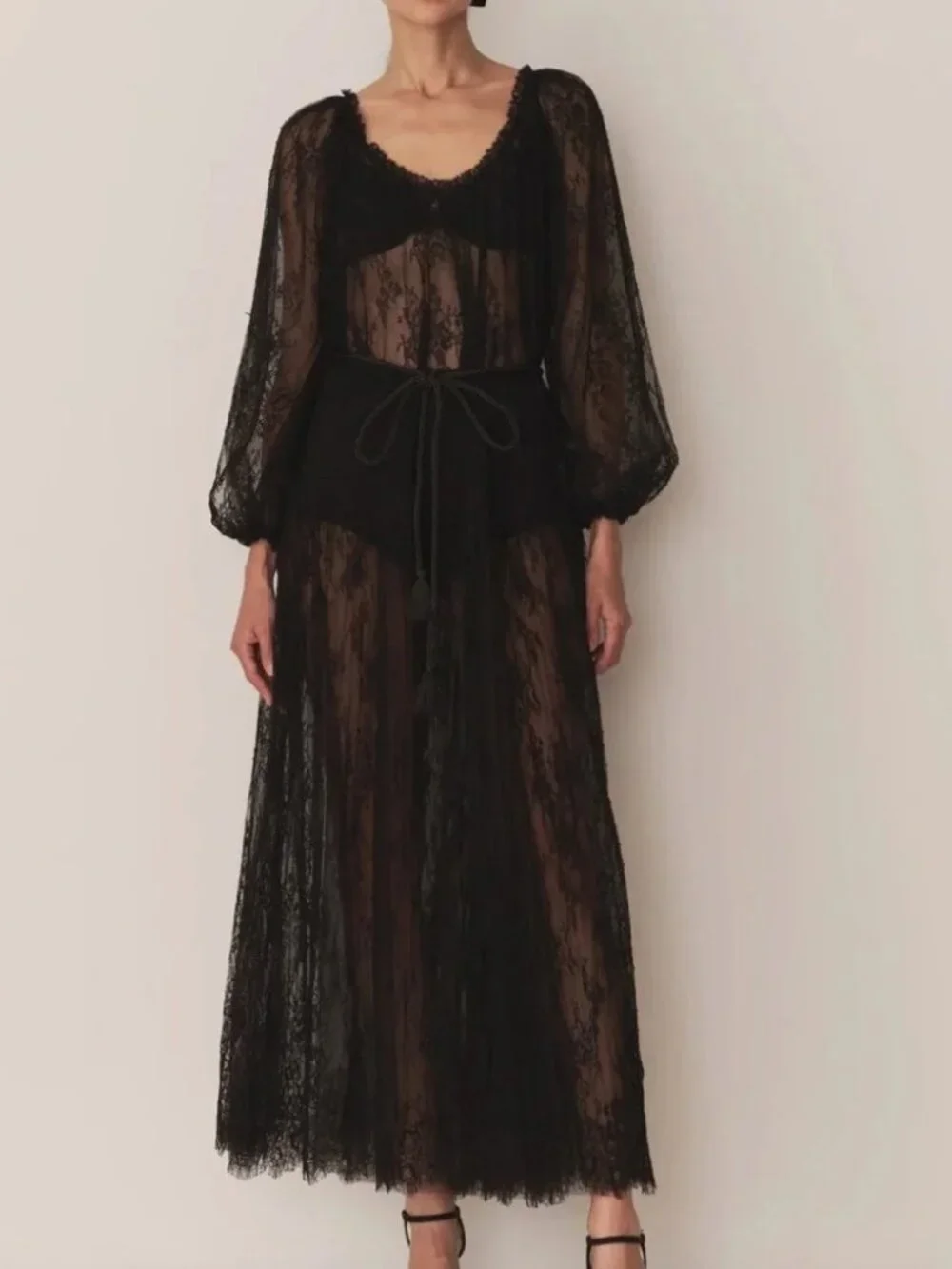 Doen Nevaeh Dress in Black size XS NWT