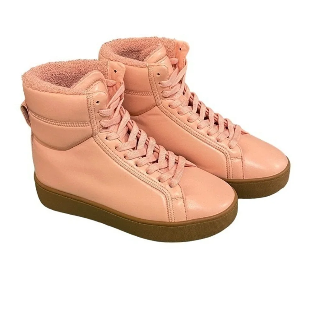 BOTTEGA VENETA NAPPA LEATHER THE QUILT 667143‎ HIGH-TOP Women's Sneakers EUR-39