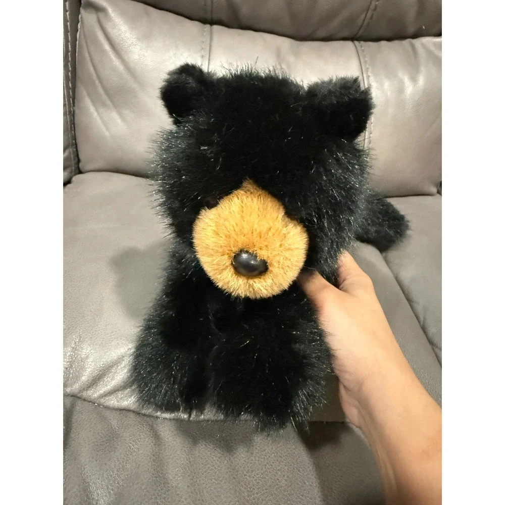 Douglas Black Bear Plush Stuffed Animal Toy Realistic Floppy Ears‎ 16