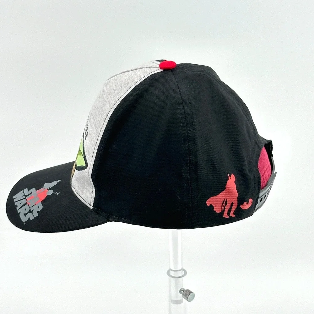 Star Wars Grogu Baby Yoda Snapback Hat‎ Kids OSFM Black Gray Unknown Species