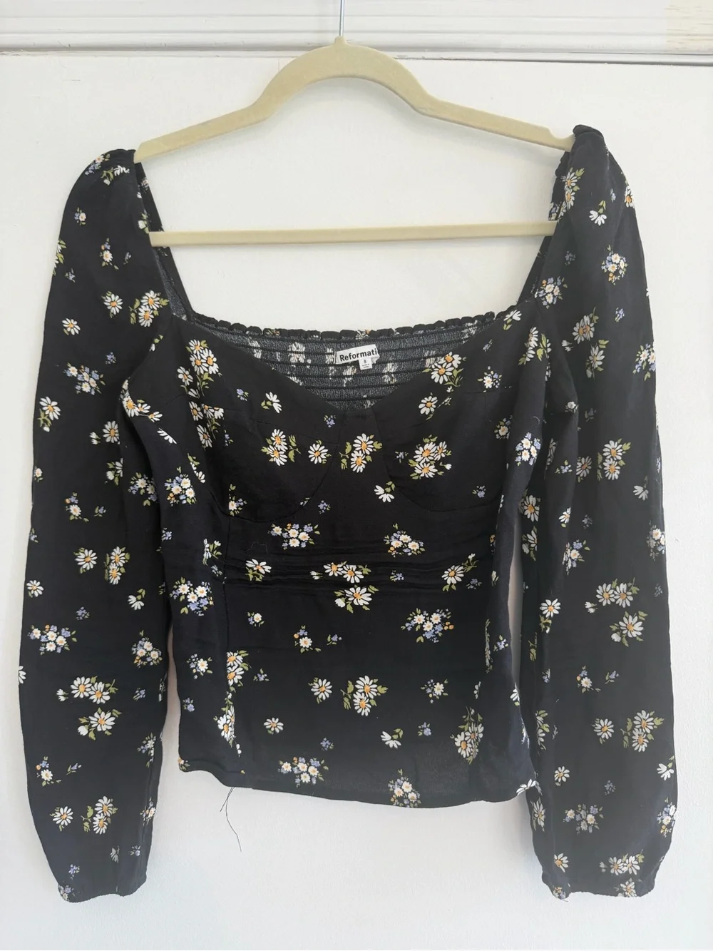 Reformation fitted blouse