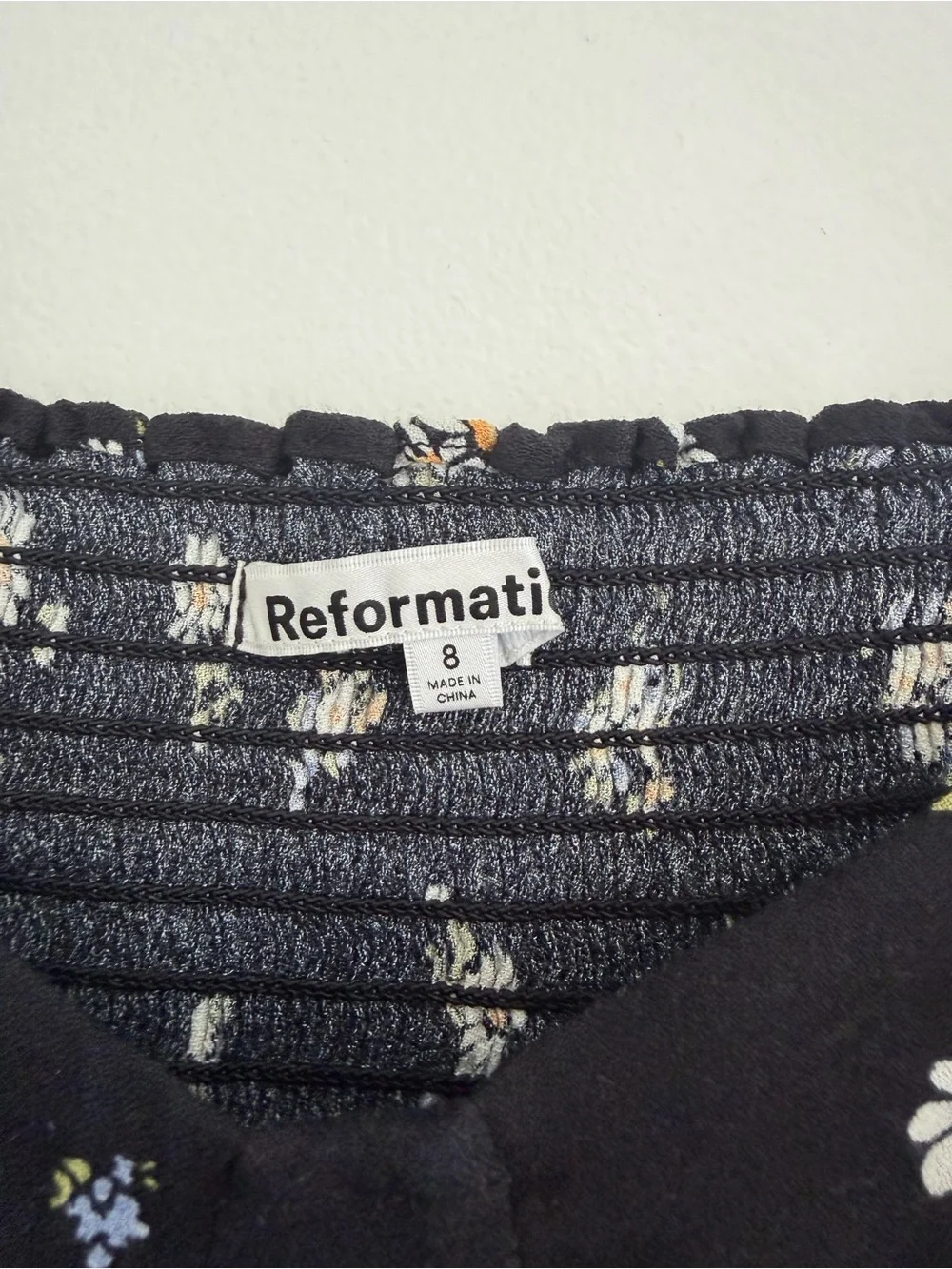 Reformation fitted blouse