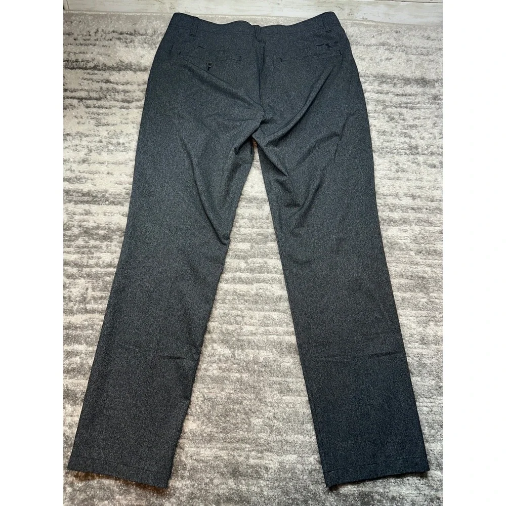 Under Armour Golf Pants Mens 36x32 Gray Performance Heathered Match Play