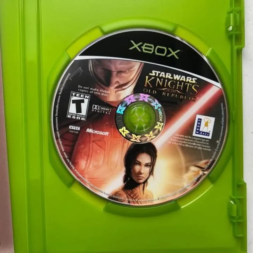 Star Wars Knights of the Old Republic 1 & 2 Xbox CIB Manuals w/Red Cards Tested