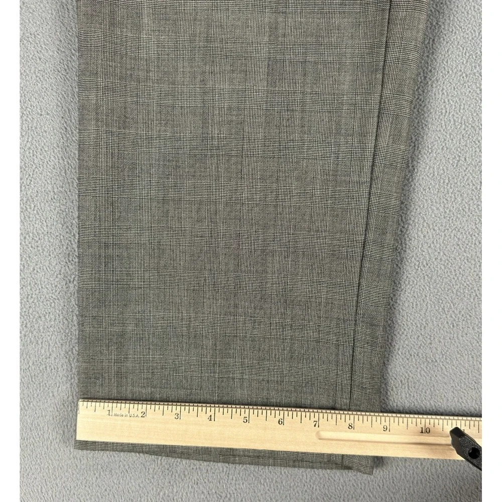 Lauren Ralph Lauren Pants Slacks Mens 33x32 Grey Glen Plaid Wool Old Money