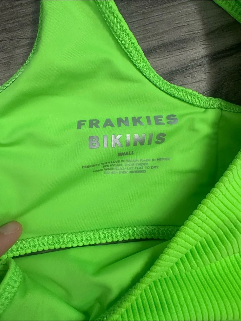 Frankies Bikinis vibrant neon