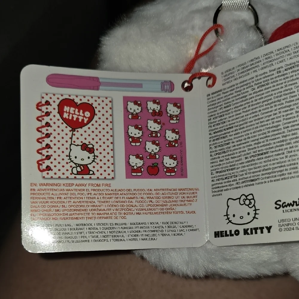 (J21) Hello Kitty White and Red Kids Accessory