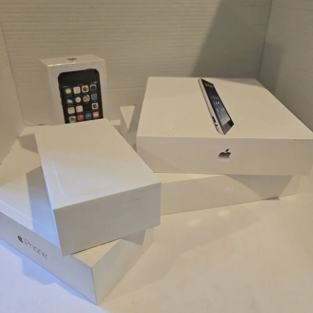 5 Apple IPhone & Ipad‎ EMPTY BOXES! 16gb 32gn Space Gray 5s & 6 Read