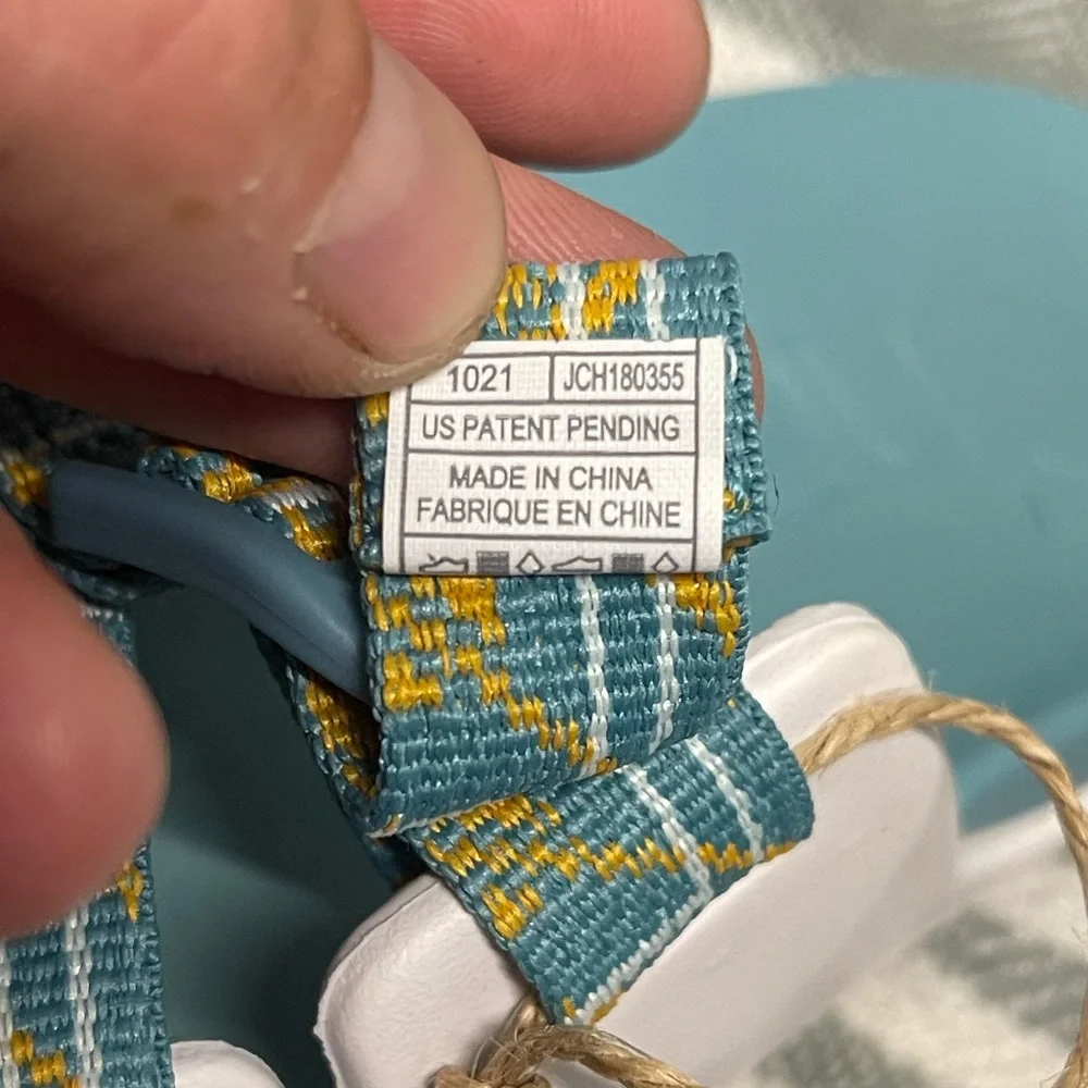 Chaco sandals teal