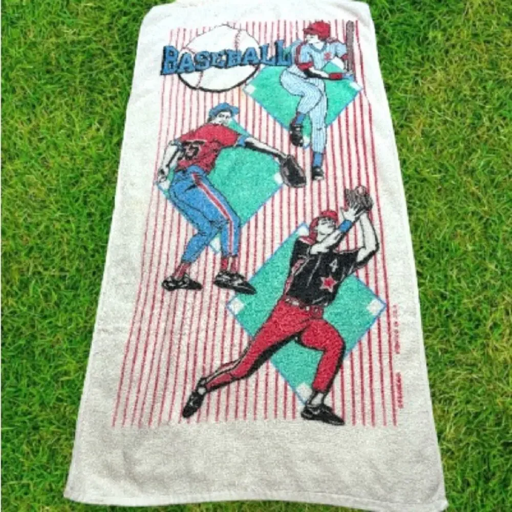 Vintage Franco Baseball Beach Towel 90’s
