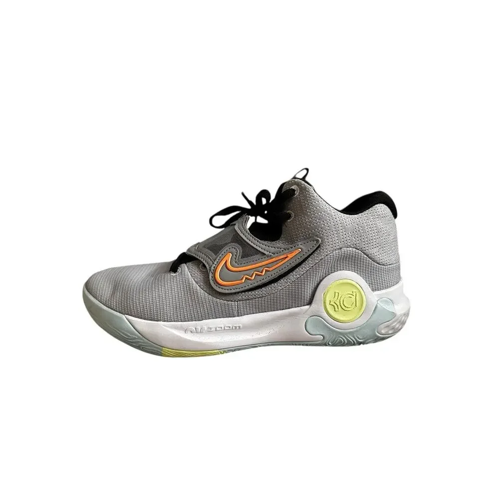 Nike KD Trey 5 X Men's Sneakers Wolf Gray/Barely Volt Colorway Size 11