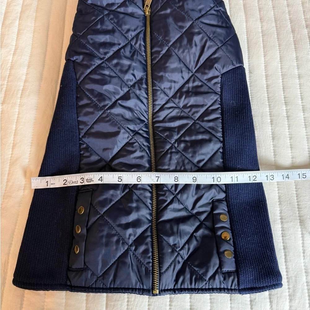 Top Paw quilted navy