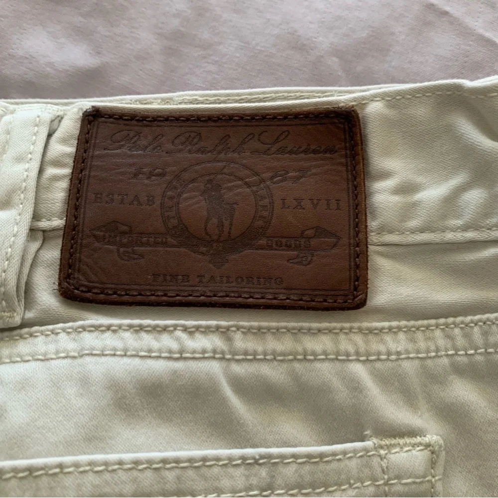 Polo by Ralph‎ Lauren Light Cream Stretch Straight Fit Cotton 38/32
