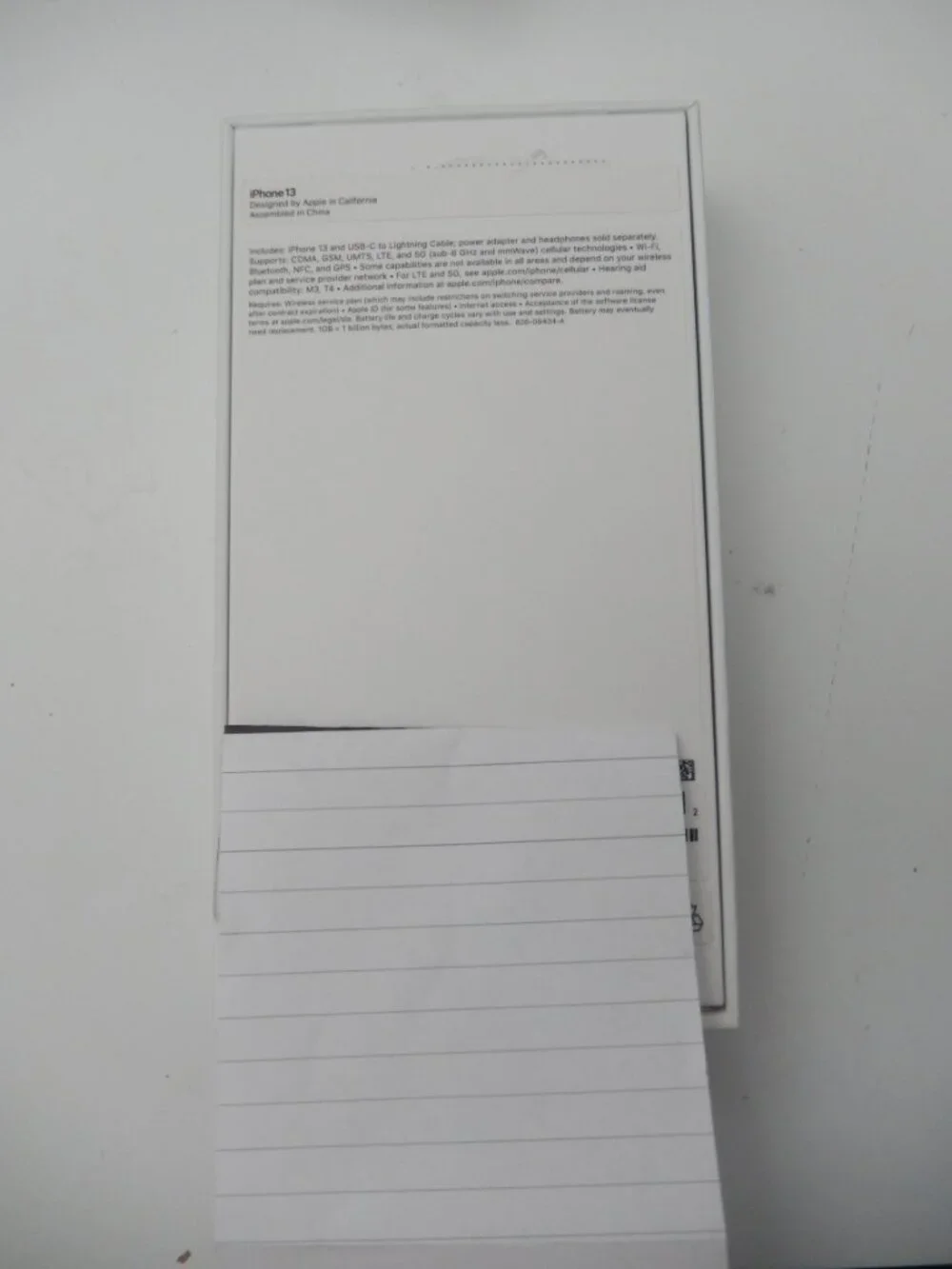 Lot of 2 Empty Apple Boxes for IPhone 13 and iPhone 8