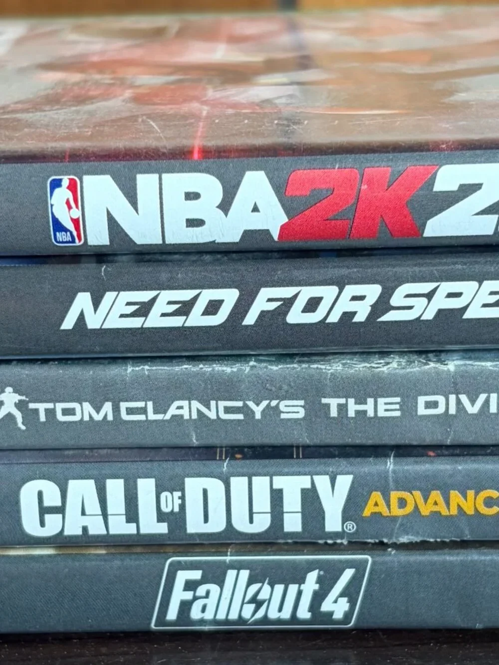 Xbox One Lot of 5 Games: NBA 2K20-Tom Clancy's Division-Fallout 4-Call of Duty