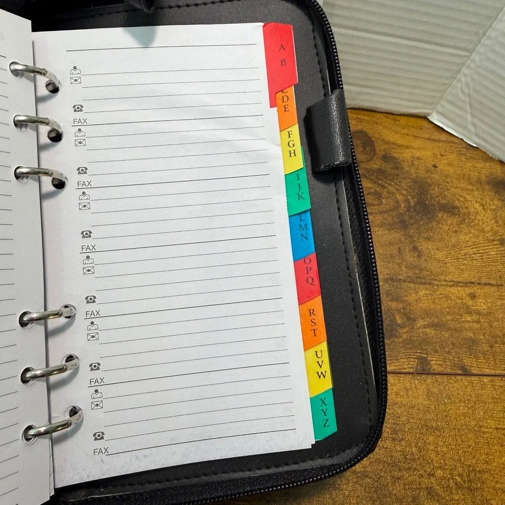 VTG 90s IP Personal Organizer Planner  Business Card Holder‎ Address Book Wallet