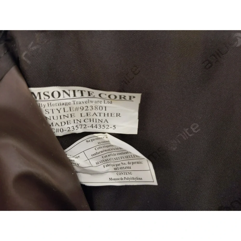 Samsonite brown leather