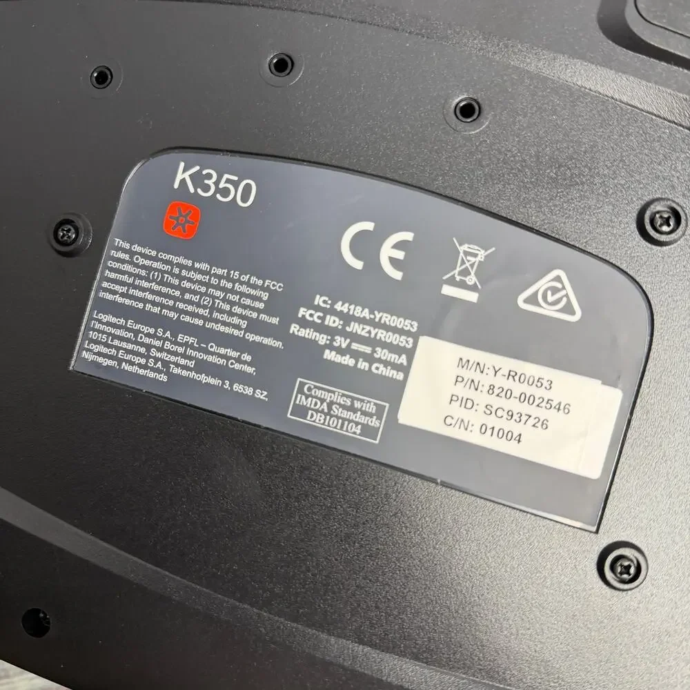 Logitech remote measurements