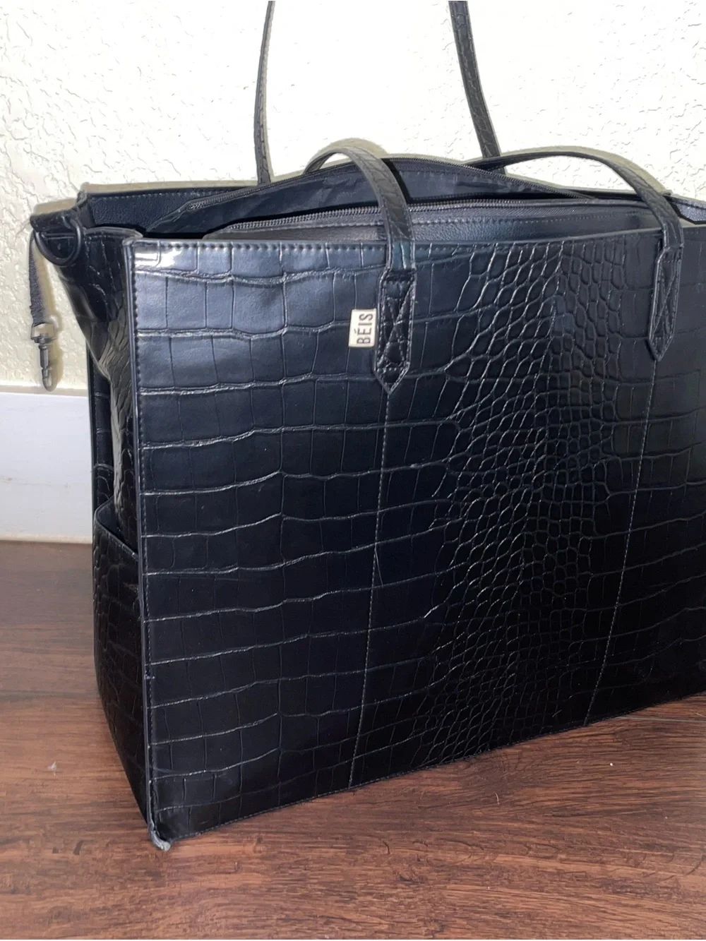 BEIS croc embossed