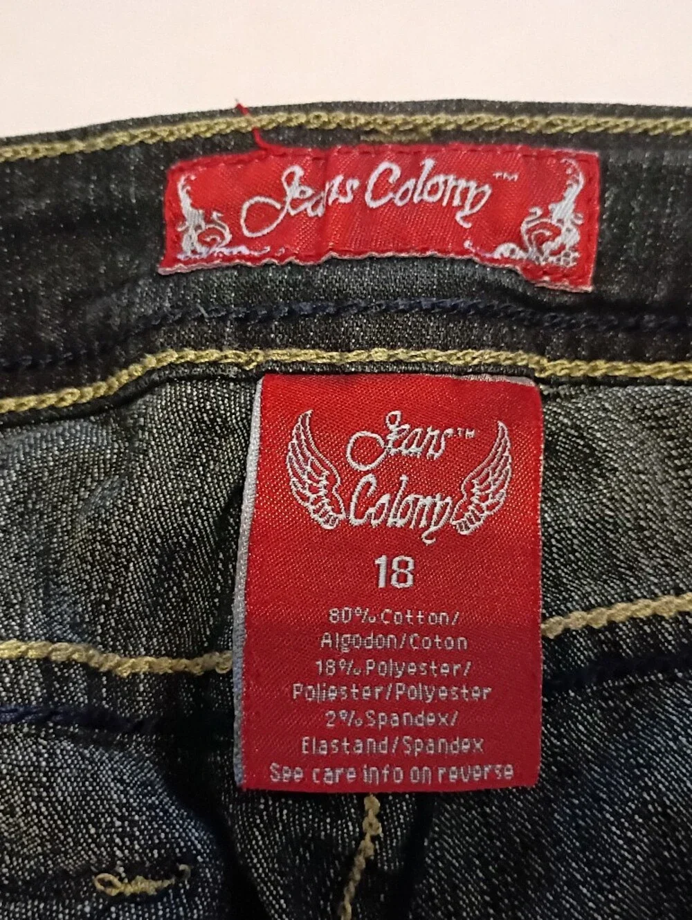 Jeans Colony street whiskering boho