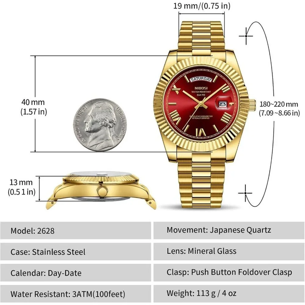 N/A wristwatch thick