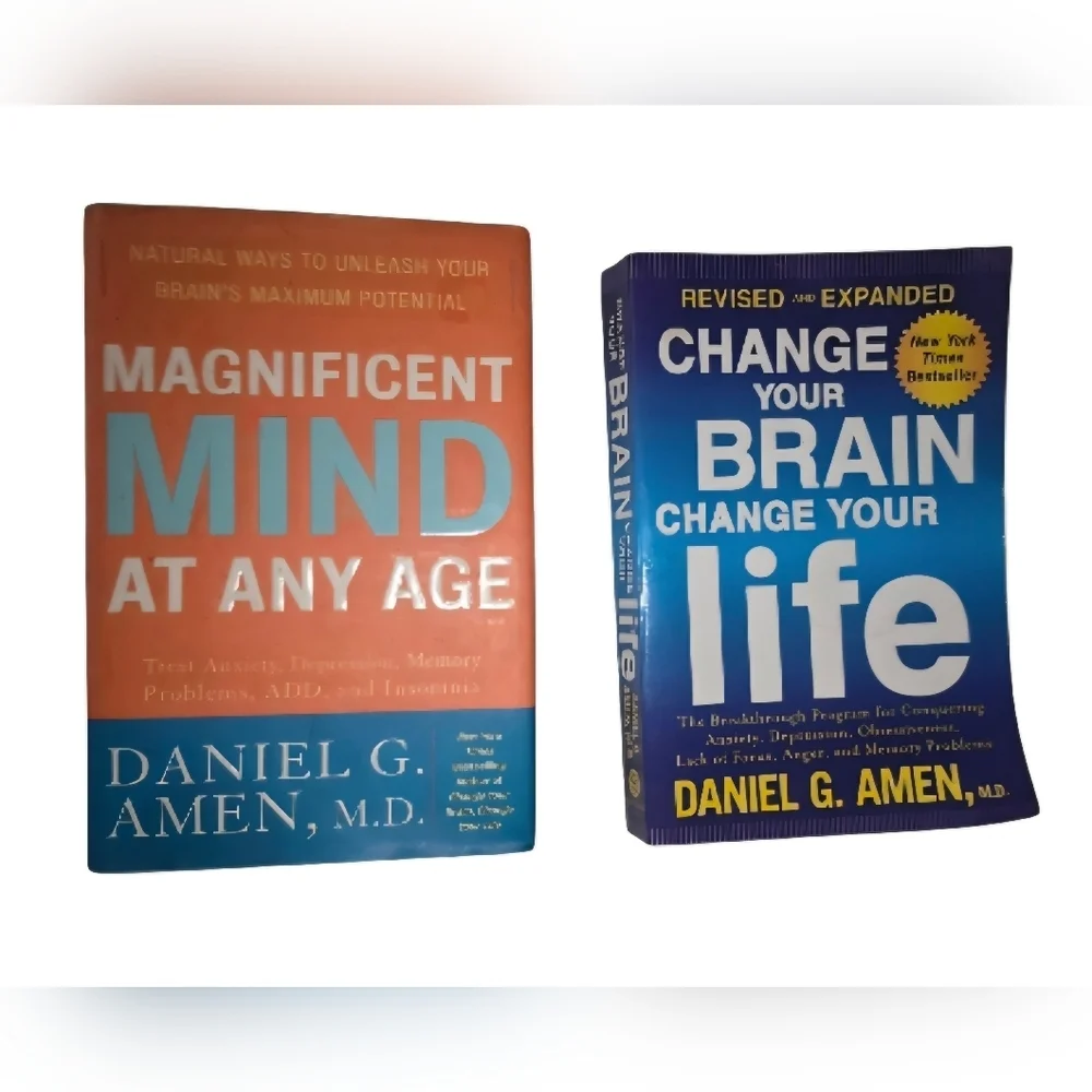 r. Daniel Amen Brain Health Book Bundle : Magnificent Mind & Change your Brain