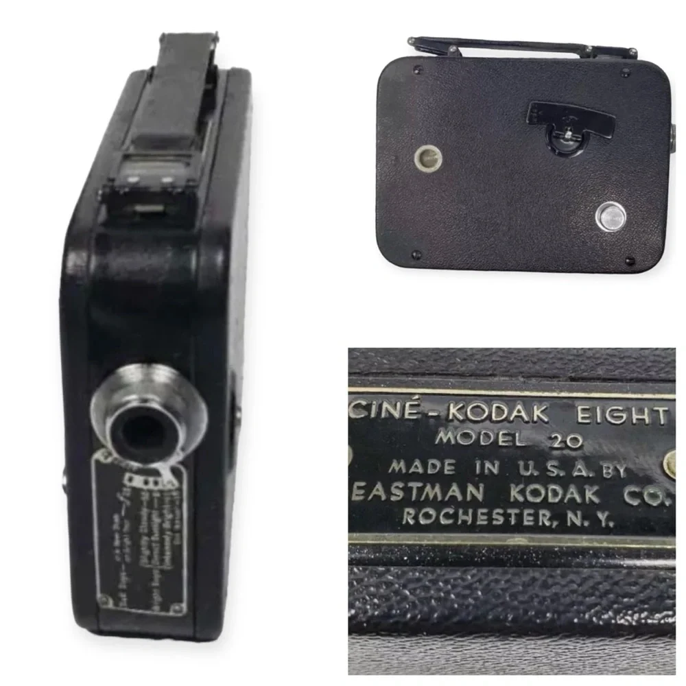 The First 8mm Film Camera 1932 Kodak Ciné-Eight Model 20, Made in the USA