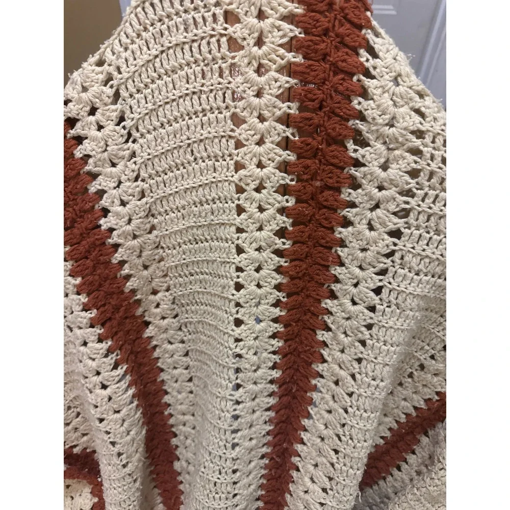 Handmade crochet afghan