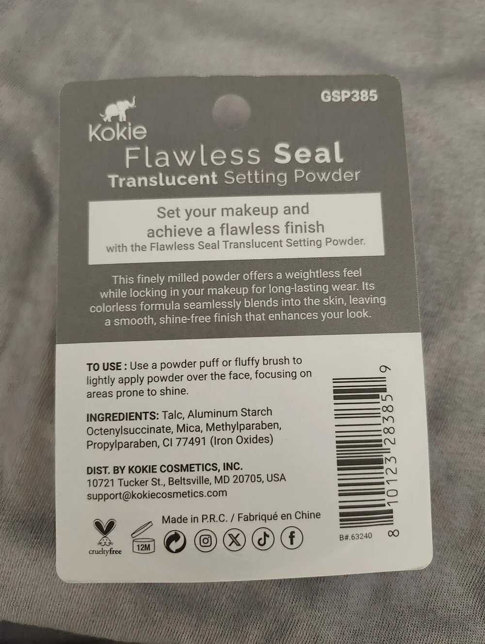 Kokie flawless seal