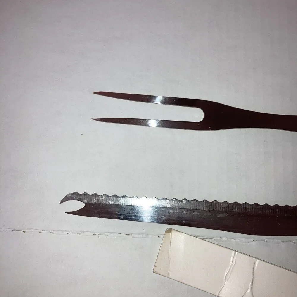 Ginsu fork serrated