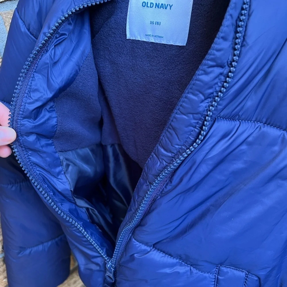 Old Navy Kids Blue Puffer Jacket