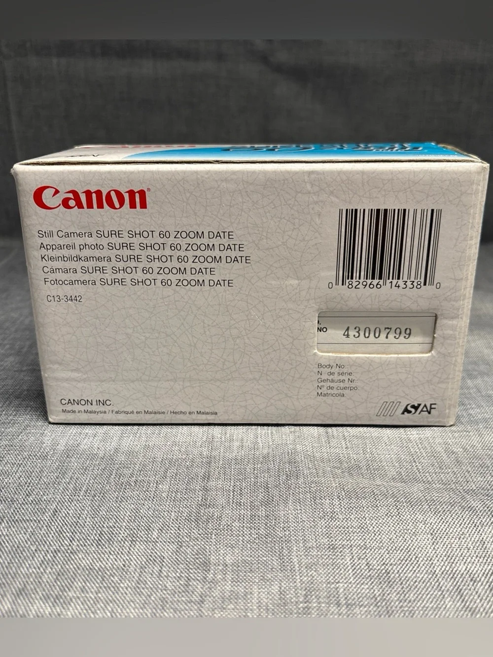 Canon new box